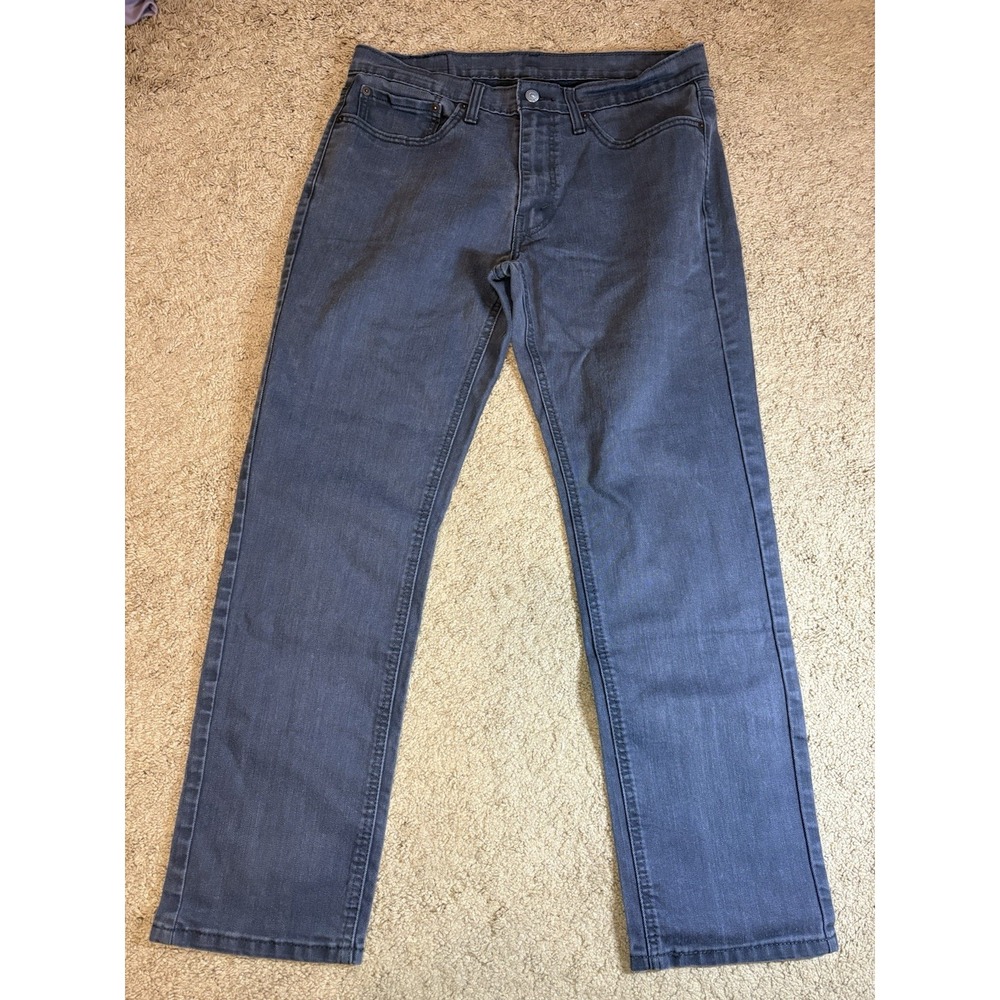 Levis 541 Jeans Men's 34x32 Black Straight Leg Mid Rise